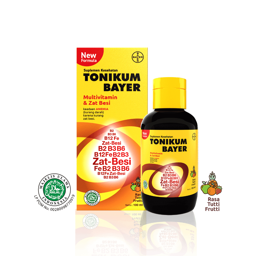 Tonikum Bayer 100/330 ml - Penambah Darah