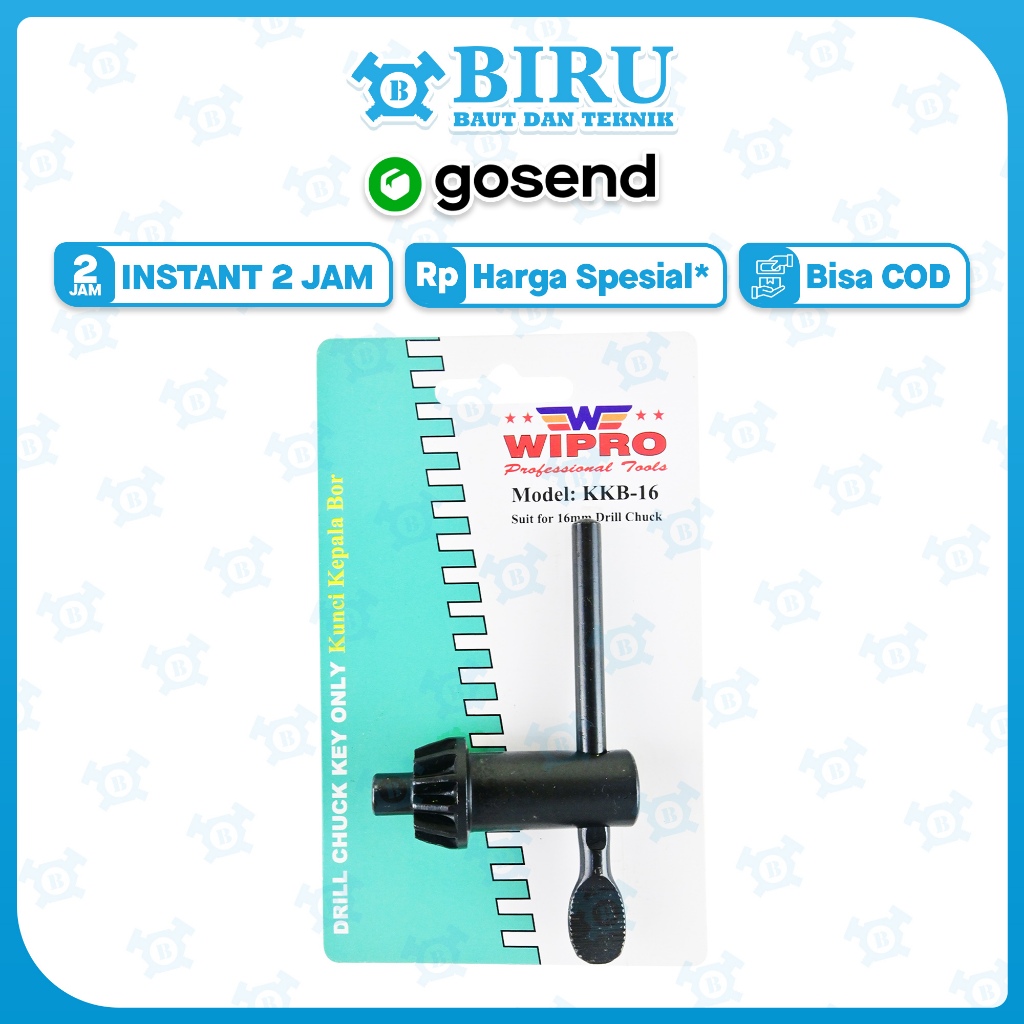 Kunci kepala Bor 16 mm WIPRO KKB-16
