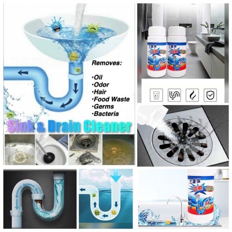 Serbuk Anti Sumbat | Obat Anti Mampet Pembersih Saluran Pipa & WC| Bubuk Anti Sumbat