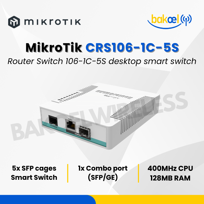 MikroTik CRS106 1C 5S CRS106 1C 5S Mikrotik CRS106-1C-5S