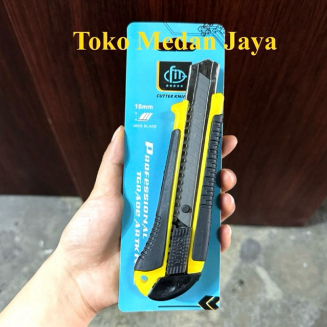 

CUTTER KNIFE MERK FIT SIZE 306/PISAU CUTTER KERTAS FIT
