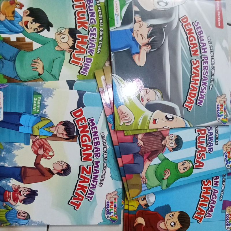 1 SET isi 5 Cerita Seri Mengenal Rukun Islam LM