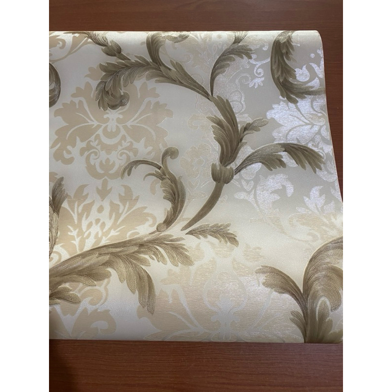 Wallpaper Dinding Vinyl Murah Motif Klasik Batik Soft Mewah