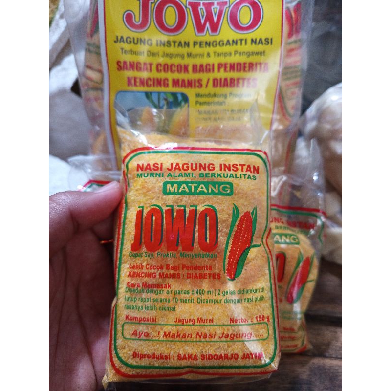 

Gerit Jagung Ampok Nasi Jagung 150gr / Jowo / Gerit Jagung Murni cocok untuk Kencing Manis / Diabetes