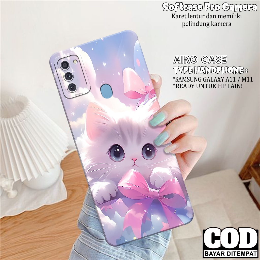 Case SAMSUNG GALAXY A11/M11 - Softcase SAMSUNG GALAXY A11/M11 - Fashion Case KUCING - Casing SAMSUNG