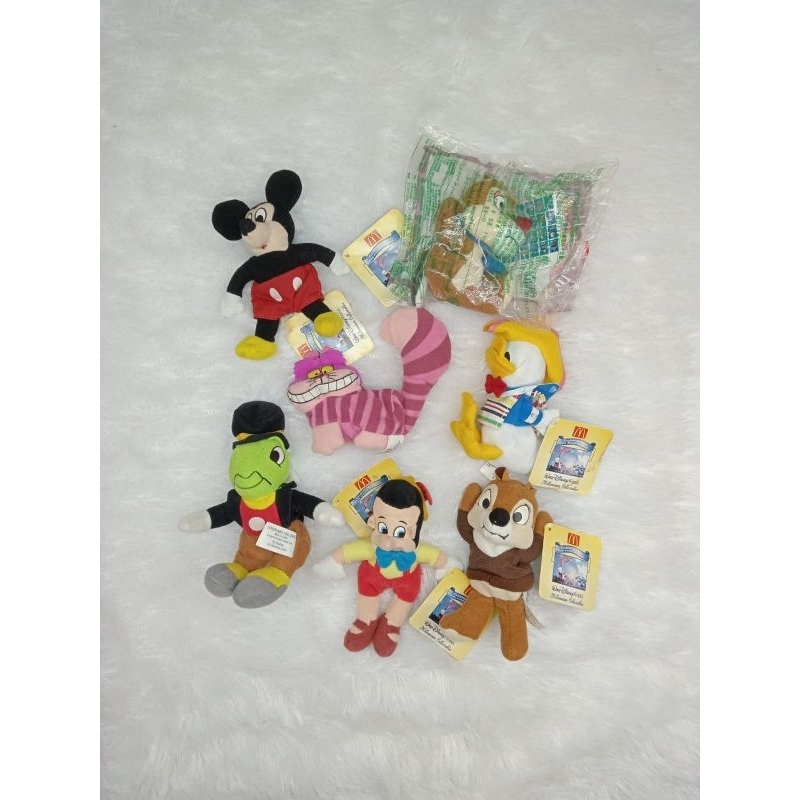 boneka happy meal disney set