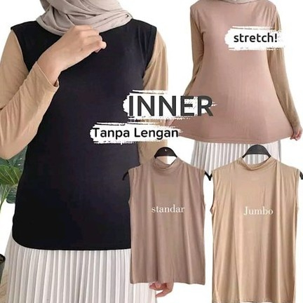 Manset Wanita Tanpa Lengan Inner Manset Lekbong Tanpa Lengan