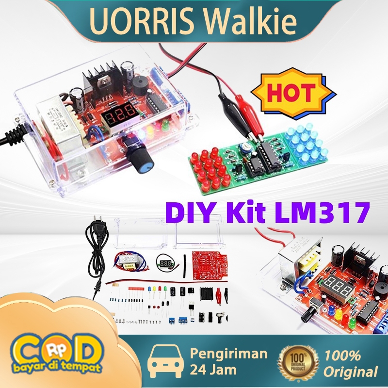 DIY Kit LM317 Adjustable Regulated Voltage 110V 220V to 1.25V-12.5V Step-down Power Supply Module PC