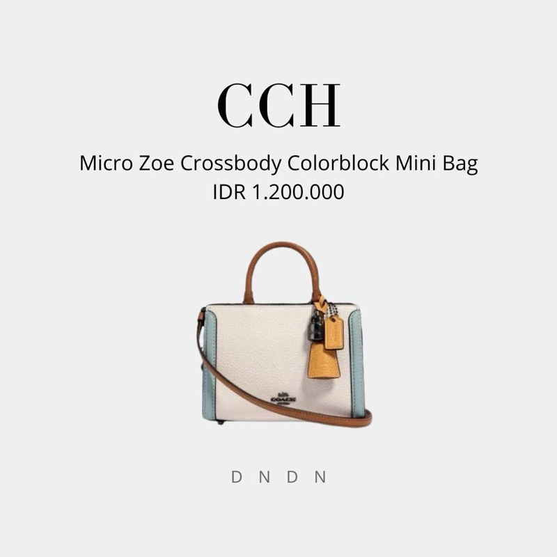 Micro Zoe Crossbody Colorblock Mini Bag