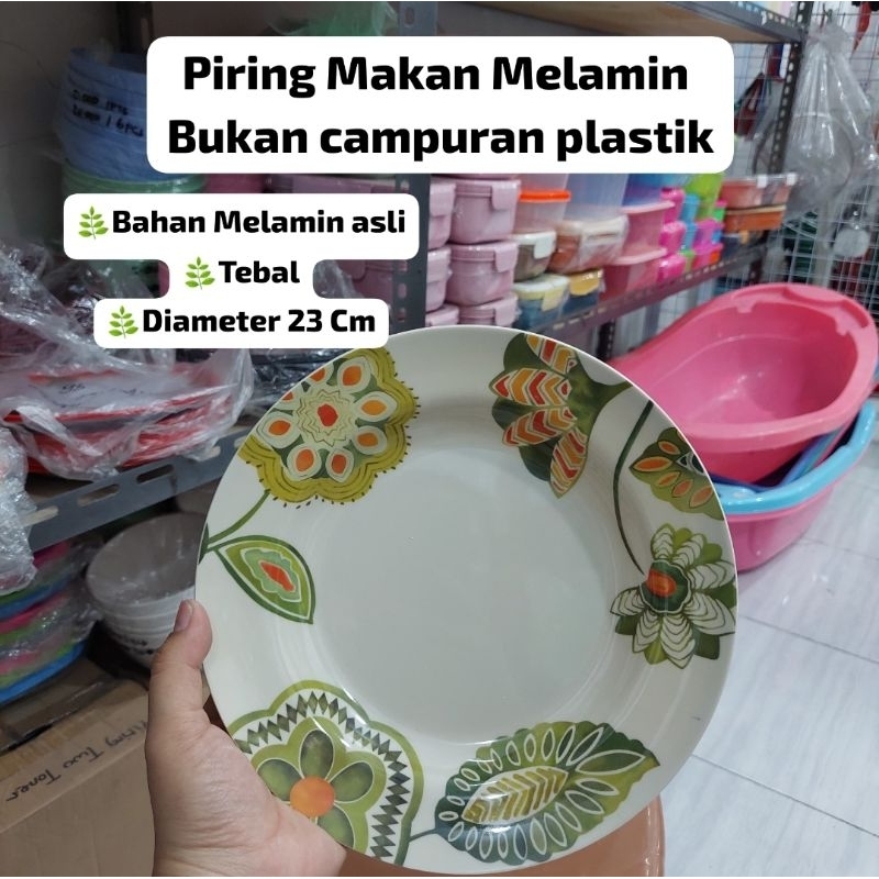 piring makan melamin 9inc / piring/ melamin murah/ melamin/ bahan melamin/piring makan