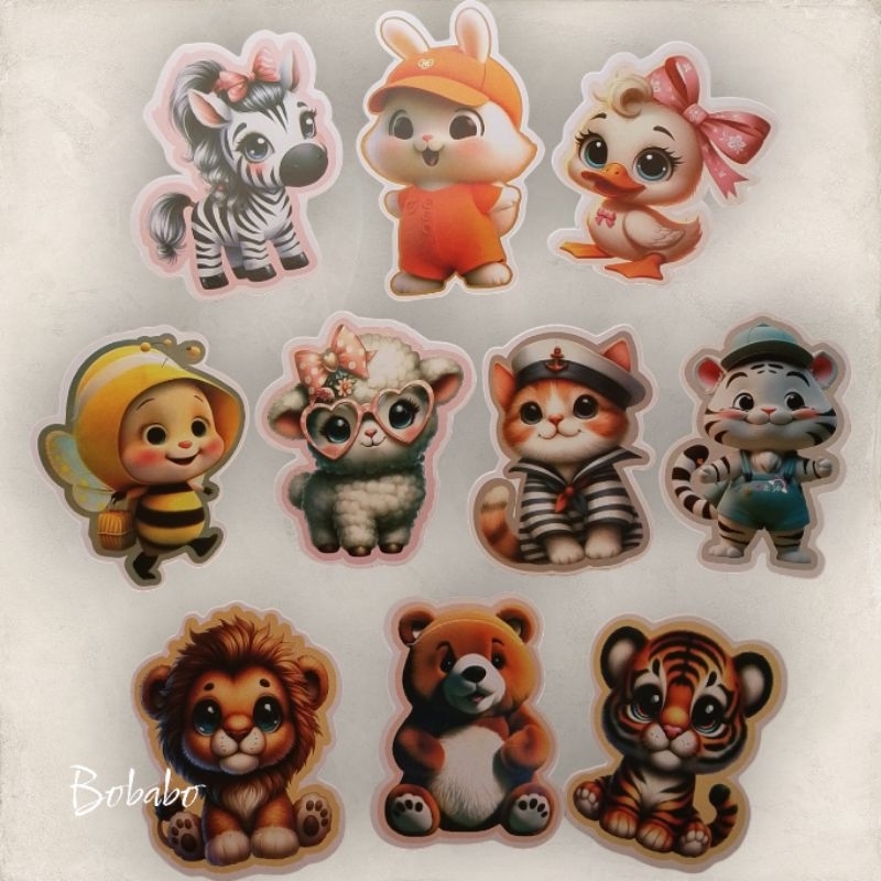 

Amplop lebaran Karakter Hewan Lucu 3D