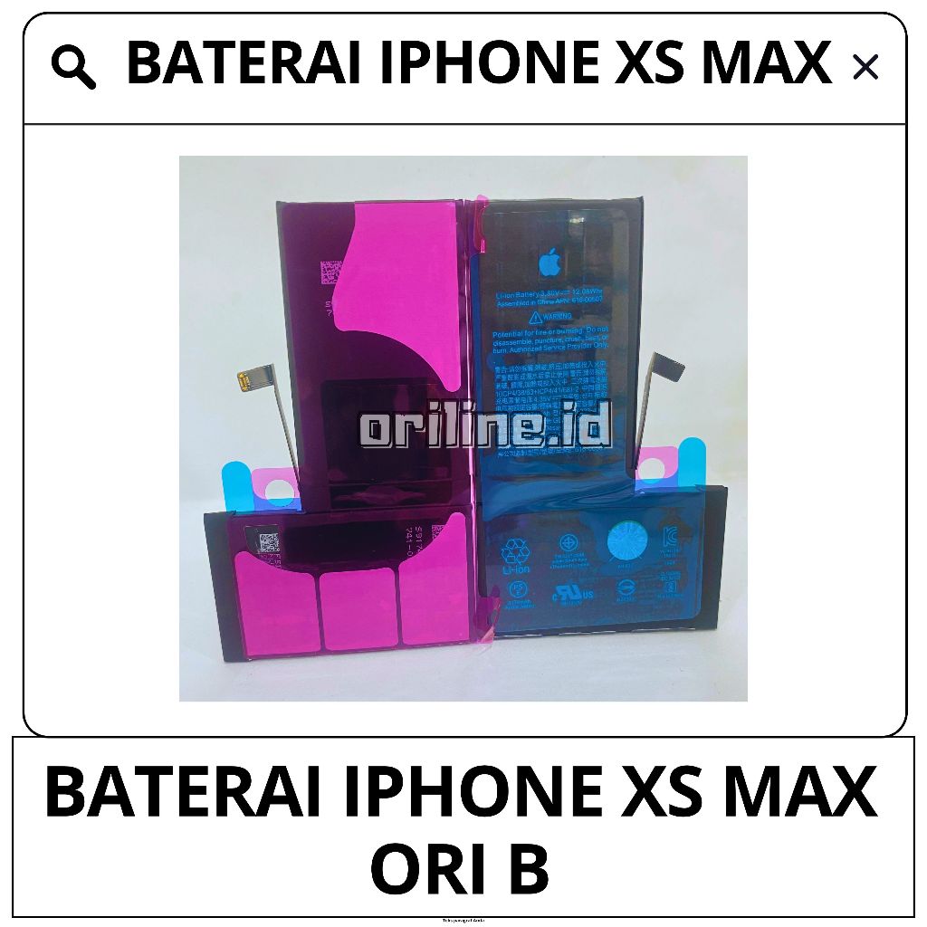 BATERAI BATRE IPHONE XS MAX ORIGINAL B