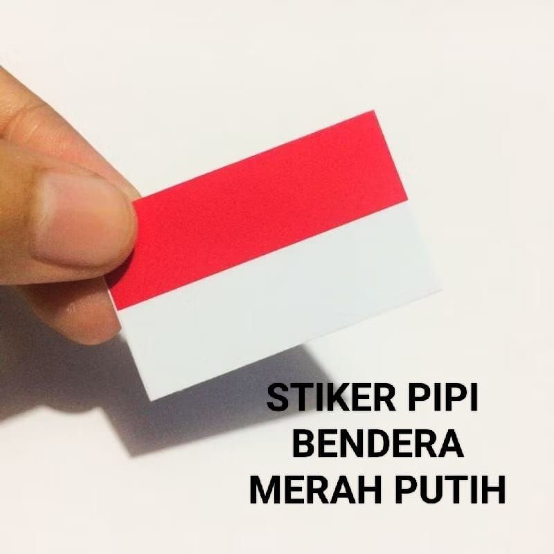 

STIKER PIPI BENDERA MERAH PUTIH SATUAN / STIKER BENDERA MERAH PUTIH (KING)