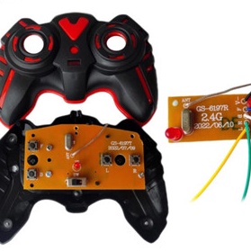 TERLARISSS PCB 24ghz KOMPLIT MODUL PCB RC DAN REMOTE RC MOBIL RC 4ch  pcb rc modul rc crawler part c