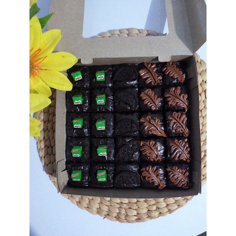 

Nutellareo brownies 22x22