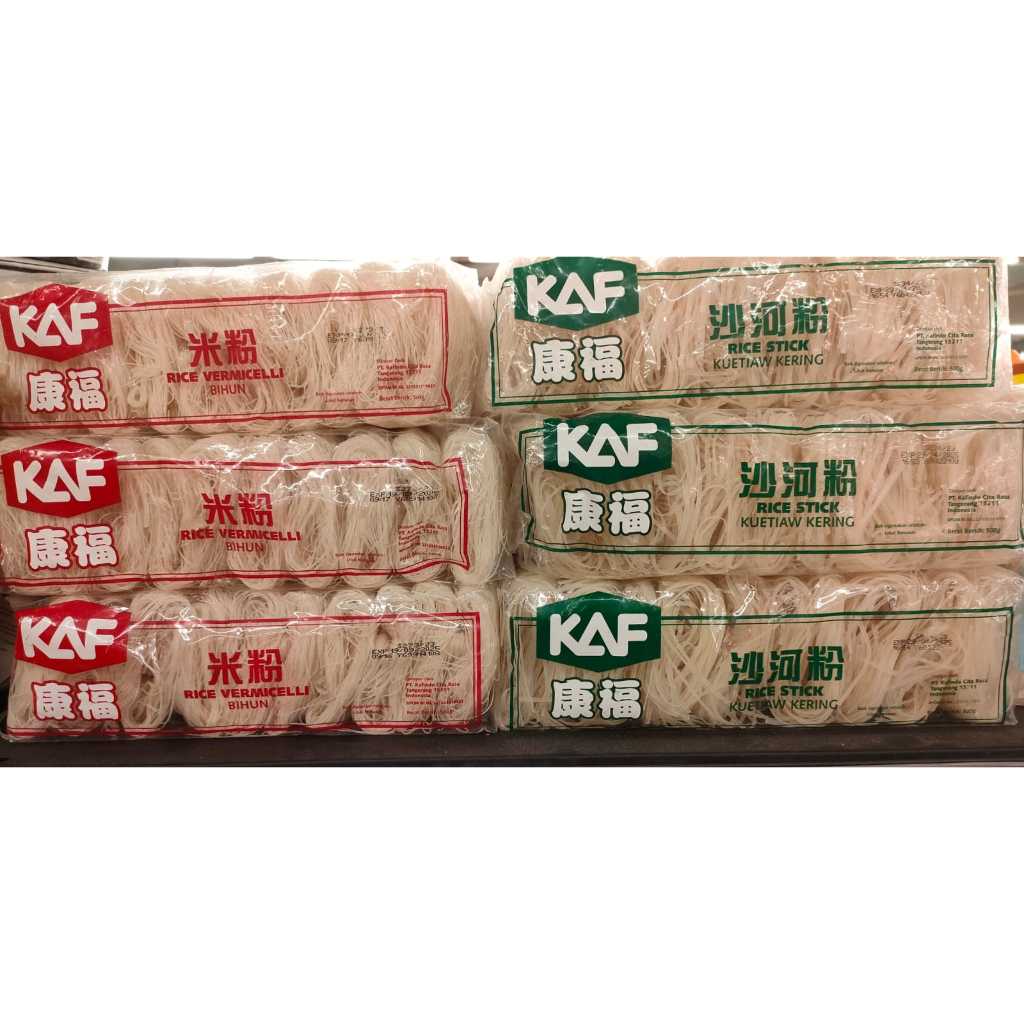 

KAF RICE VERMICELLI | BIHUN | RICE STIK | KUETIAW KERING 500GR [BB]
