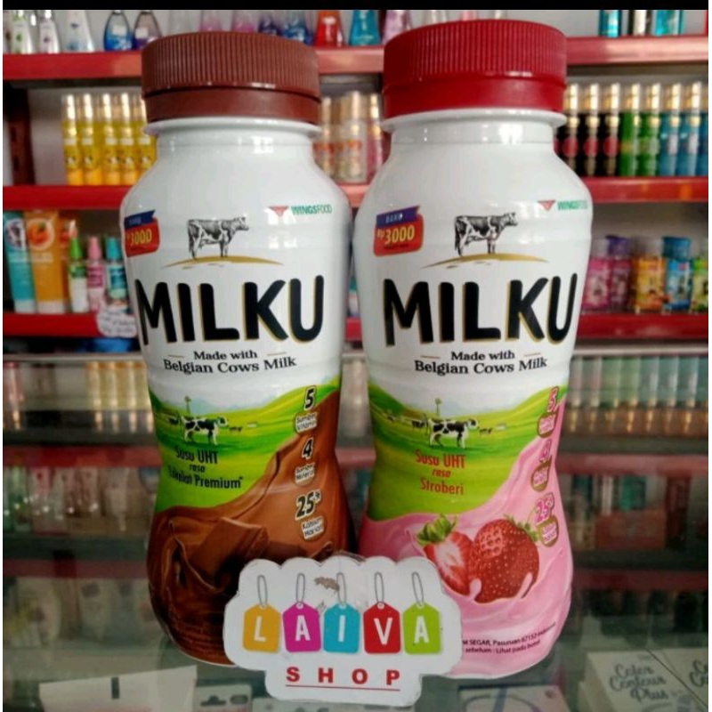 

MURAH!! SUSU MILKU BOTOL 200ml coklat strawberry