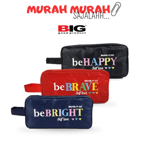 

BIG Kotak Pensil Jumbo/ Tempat Pensil Jumbo/ Pencil Case Be Happy Jumbo PF-002