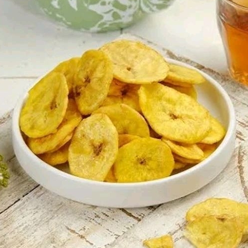 

Keripik pisang koin manis 250 gram/pisang koin/pisang manis/keripik pisang