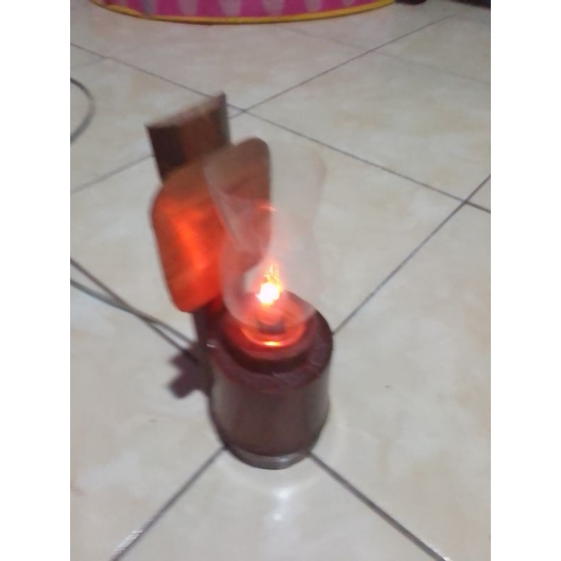 Lampu hias bambu