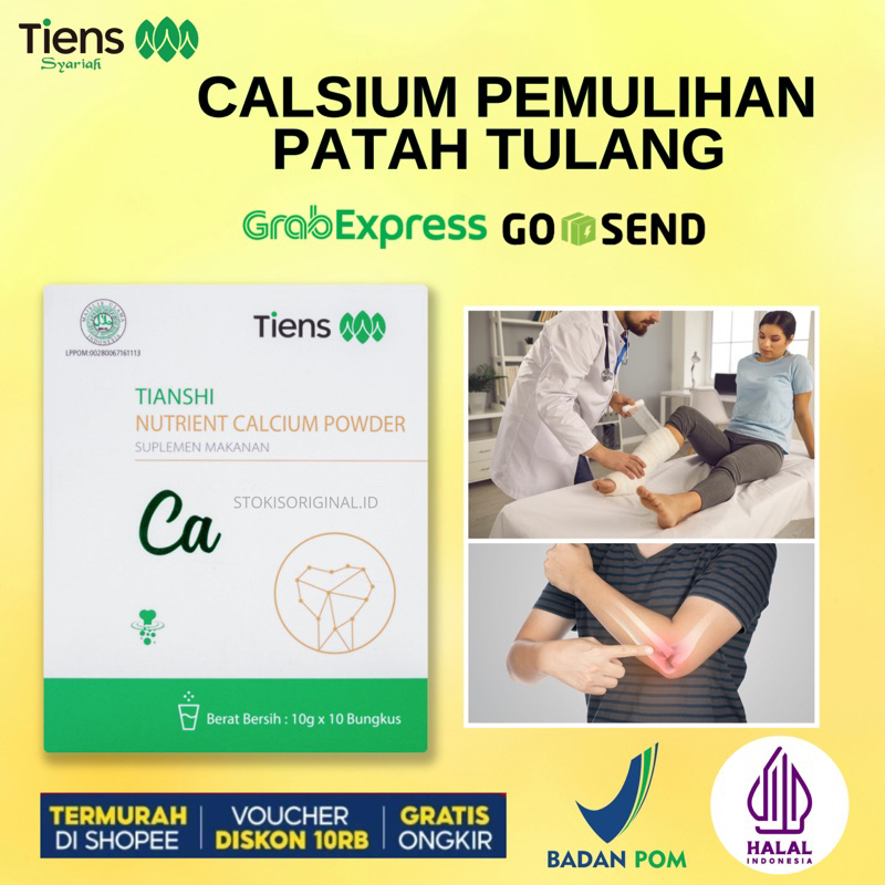 SUSU PATAH TULANG | SUSU KALSIUM PATAH TULANG DEWASA | SUSU OSTEOPOROSIS | TIENS KALSIUM ORIGINAL SE