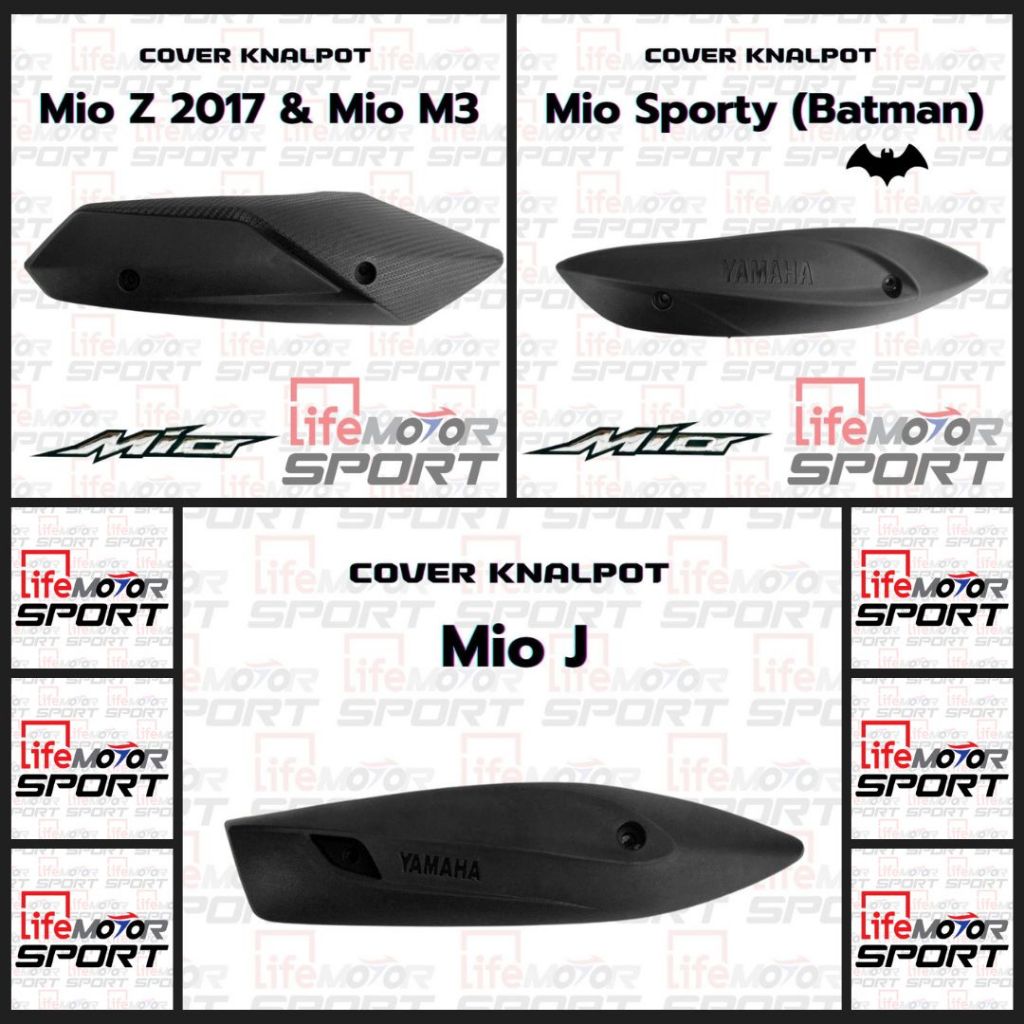 Tutup Knalpot Scoopy Variasi 2020 & Fi 2017 PNP Cover Knalpot Plastik Premium