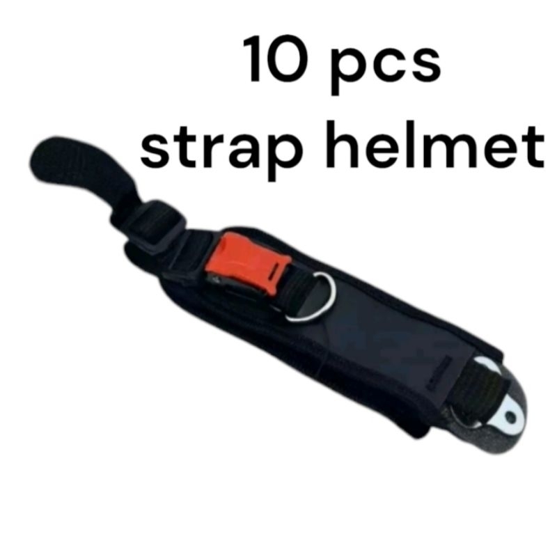 10 PCS tali Helm Universal plus Keling belah