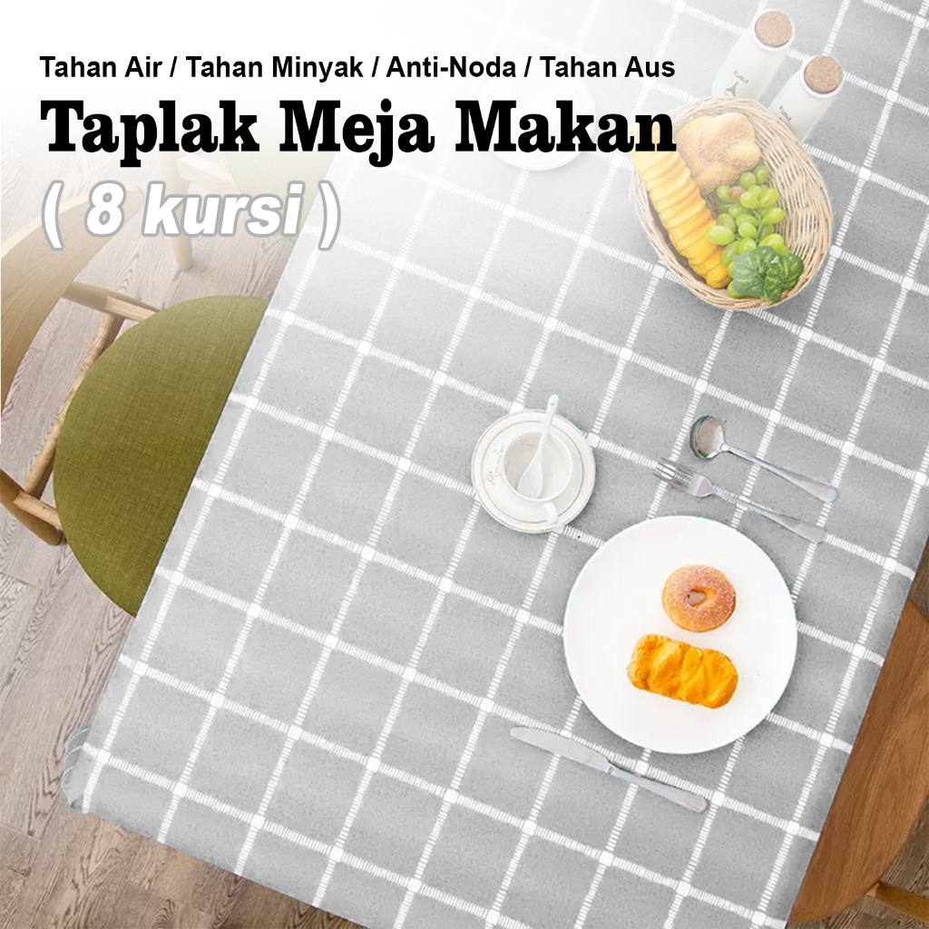 Taplak Meja Ukuran 152X228 Cm/ Taplak Meja Makan/ taplak Meja Jumbo/ Taplak Meja Besar D12-3A