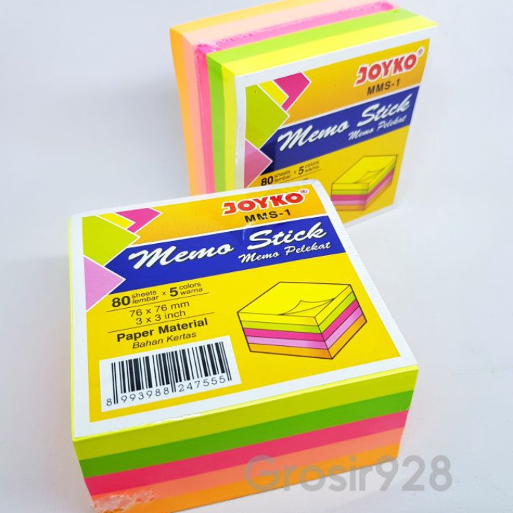 

CUCI GUDANG Sticky Notes Memo Pelekat Kertas MMS1 8 lembar