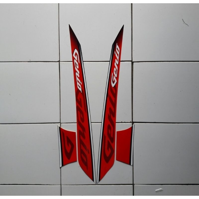 Striping standar motor Genio CBS 2019