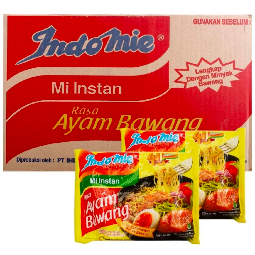 

Indomie AYAM BAWANG 1karton isi 40