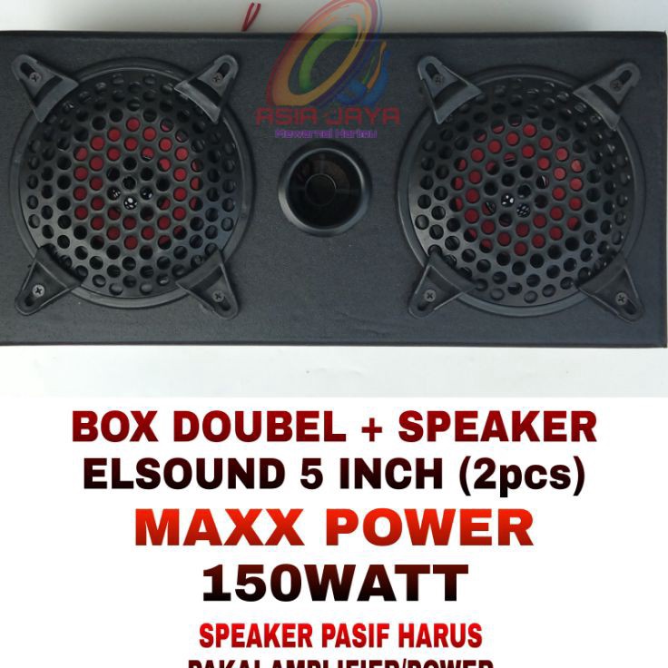 PROMO Paket Combo Elsound 5 inch  Box 5 Double