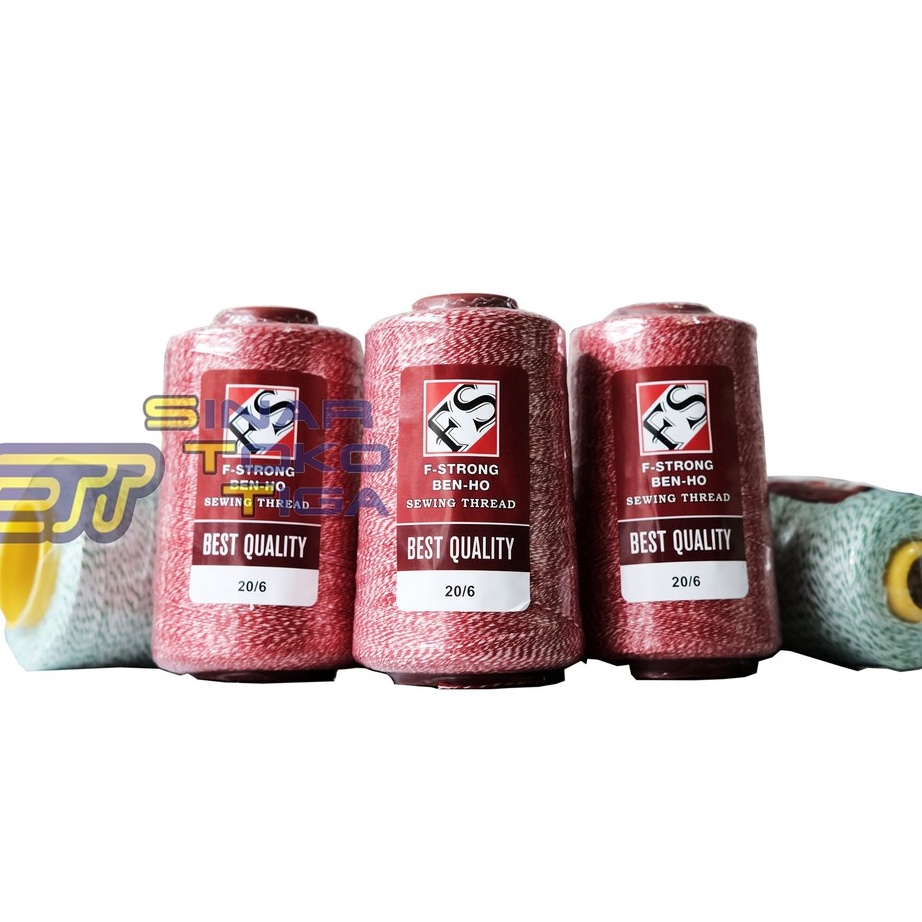 PRODUK TERBARU BENANG JAHIT KARUNG FS WARNA MERAH HIJAU