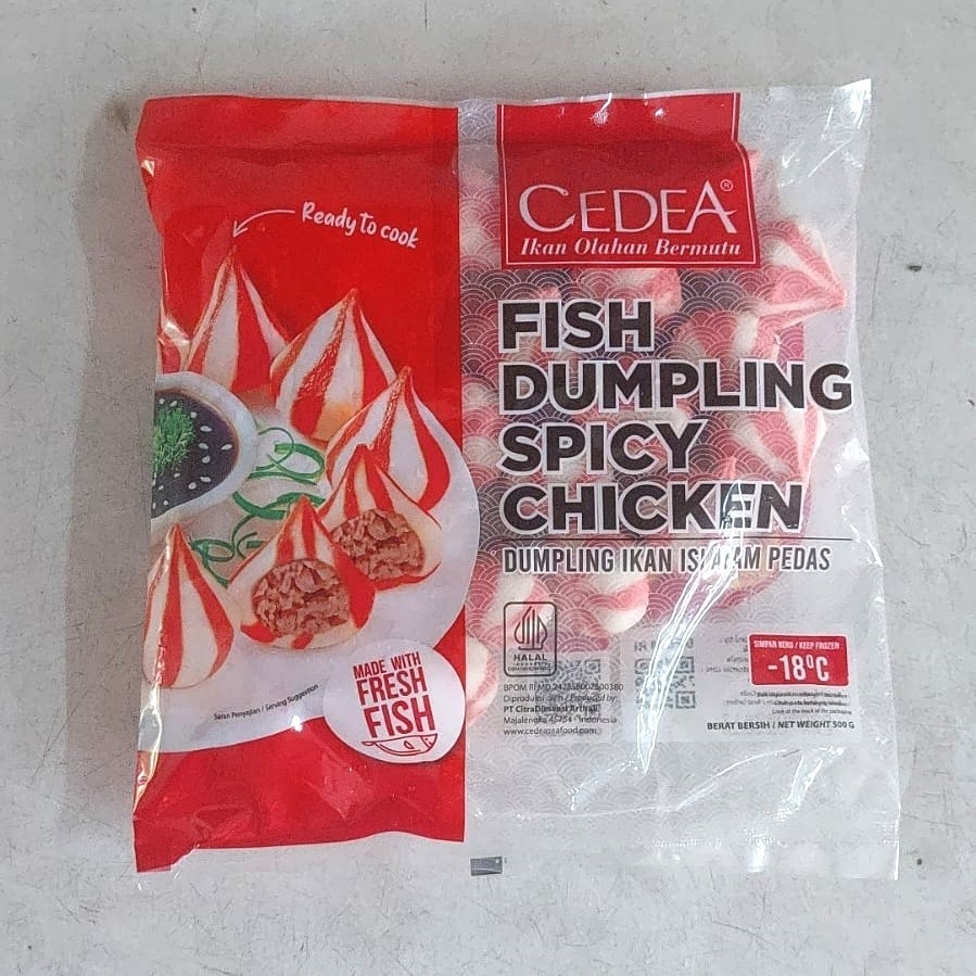 

Cedea fish dumpling spicy chicken 500 gr