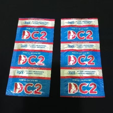 Dc2 // strip isi 6 tablet vitamin untuk tulang