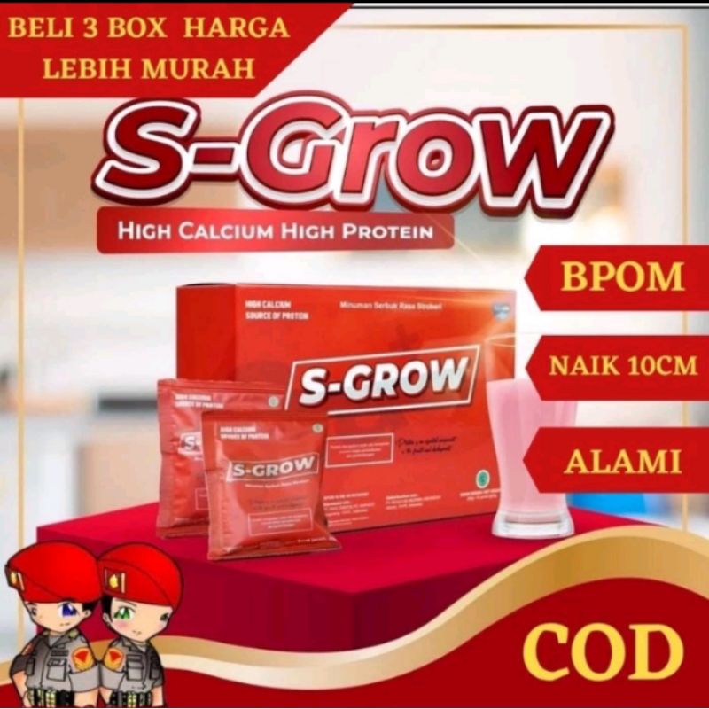 

Distributor Susu S-grow High Calcium isi 10 Sachet Minuman Serbuk Peninggi Badan Terbaik No.1 BPOM