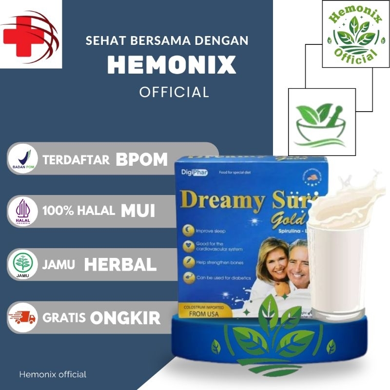 

DREAMY SURE GOLD IMPOR SUSU UNTUK INSOMNIA & GANGGUAN TIDUR