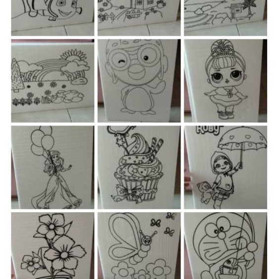 

TERBAIK Styrofoam gabus media mewarnai Styrofoam 1 paket isi 1 pcs