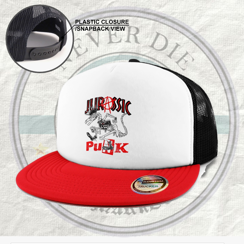 CAPSMARKET - JURRASIC PUNK /SNAPBACK/SNAPBACK DISTRO/SNAPBACK BAND/SNAPBACK METAL/TOPI JARING/TOPI J