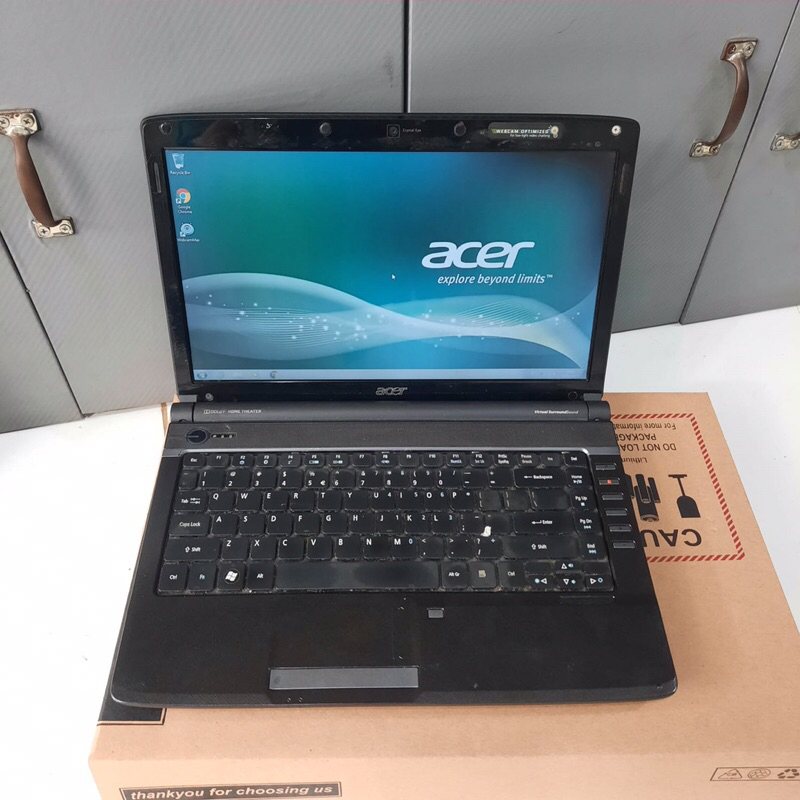 Laptop Acer 4740G, Core i5, Vga: Nvidia GeForce 310M, Ram 4/500gb, Lengkap, Black