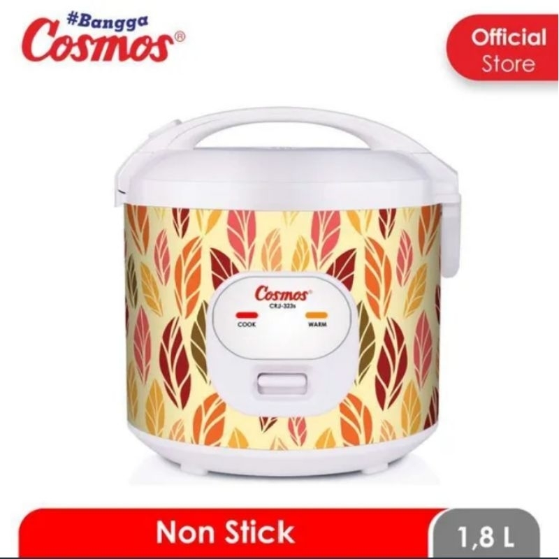 COSMOS Rice Cooker Magic Com CRJ-323s SSO CRJ323SSO 323 s (1,8 L)