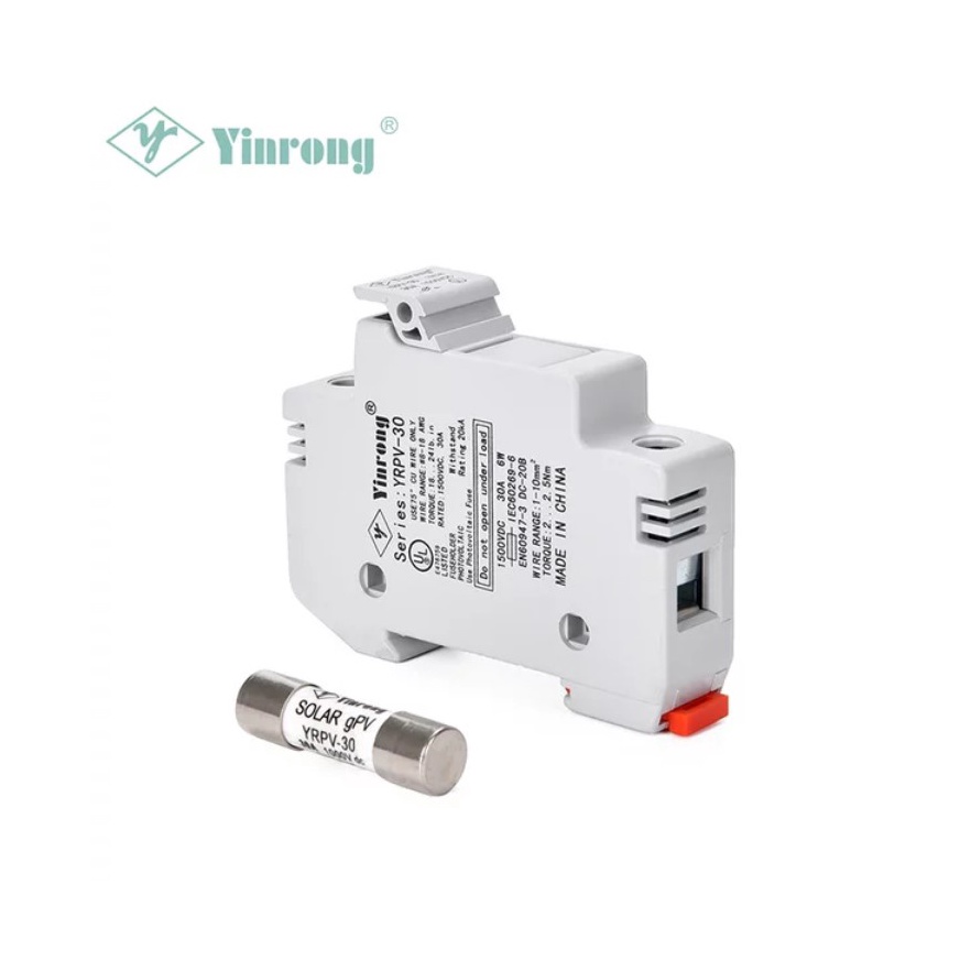 BURUAN SERBU Solar PV Fuse Holder 1VDC  PV Fuse 1523A Solar Panel Surya