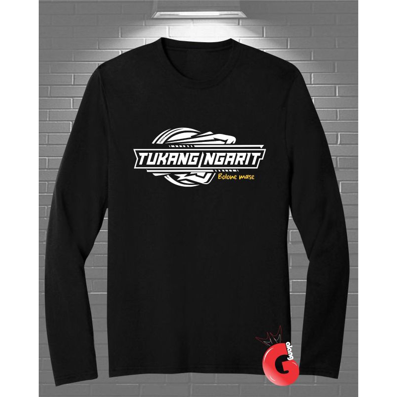 KAOS TUKANG NGARIT TANGAN PANJANG / T-SHIRT BAJU TUKANG NGARIT