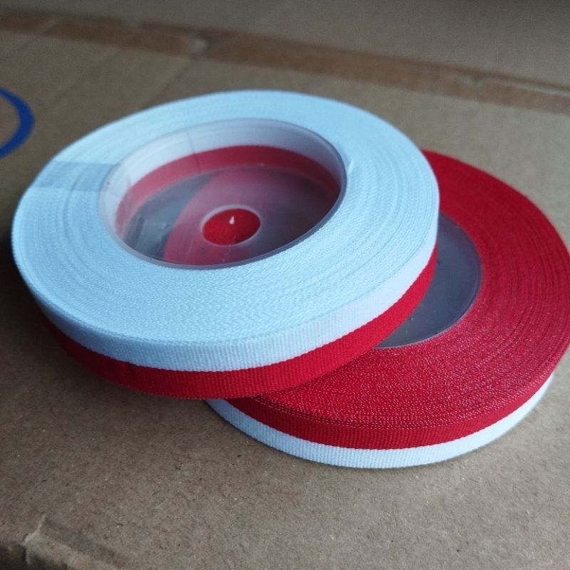 

1 Roll Pita Kain Merah putih Merdeka Agustusan 1/2 inch 20yard murah