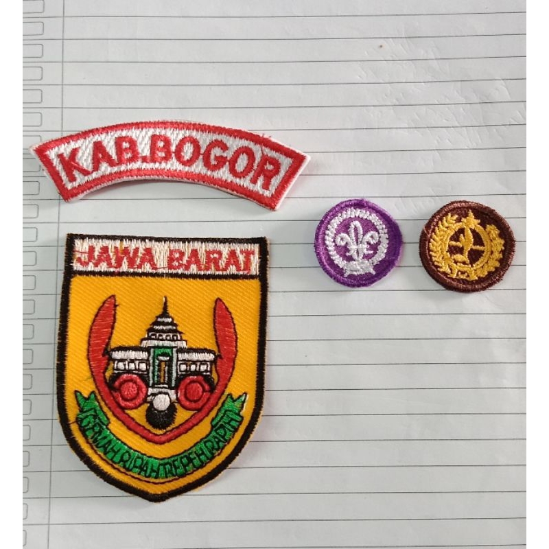Lencana Badge pramuka untuk Perempuan Kabupaten Bogor
