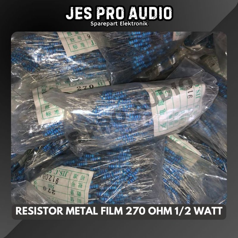 RESISTOR METAL FILM 270 OHM 1/2 WATT