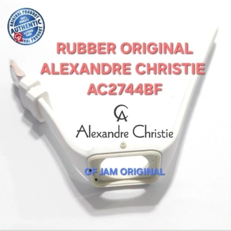 TALI JAM STRAP JAM RUBBER JAM KARET JAM TANGAN WANITA ALEXANDRE CHRISTIE AC2744 AC 2744 AC 9361 ORIG