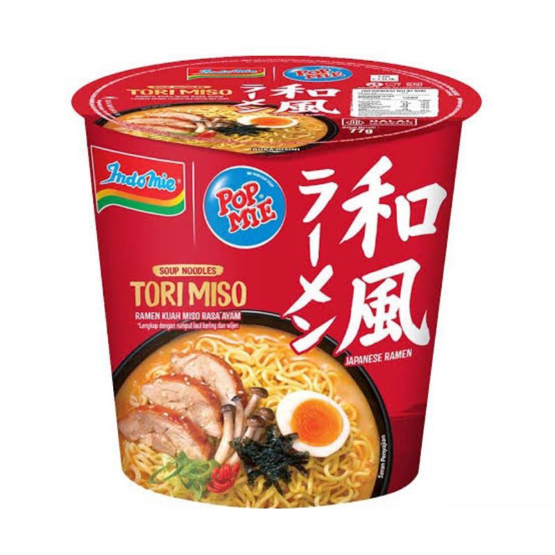 

Mie cup indomie tori miso