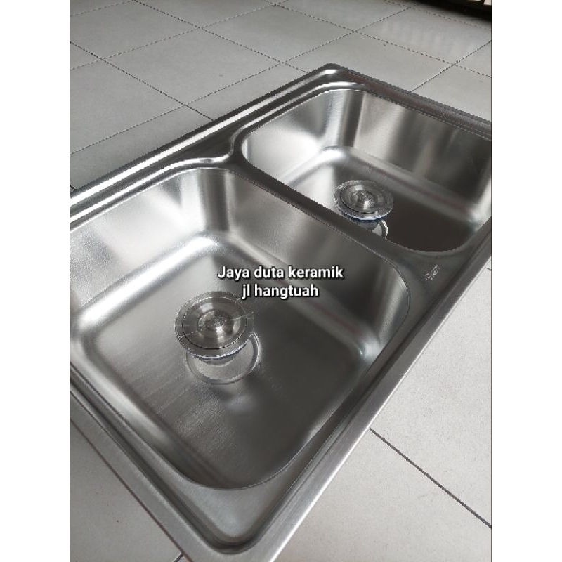 Bak Cuci Piring 2 lubang / kitchen sink 2 lubang