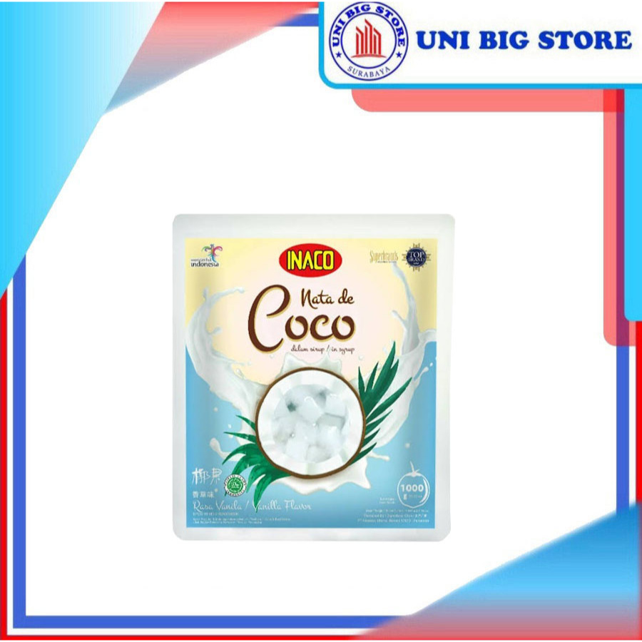 

Inaco Nata de Coco in Syrup Vanilla 1 kg BAG